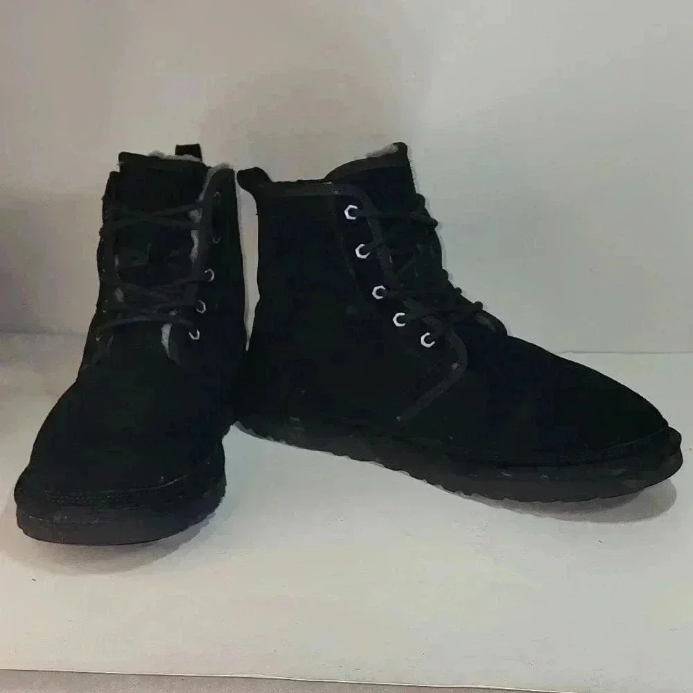 UGG Men's Neumel High Moc Black Suede Boots